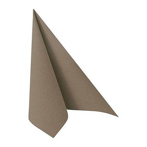 PAPSTAR Servietten grau 3-lagig 40,0 x 40,0 cm, 50 St.