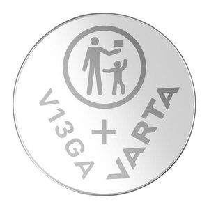 VARTA Knopfzellen V13GA/LR44 Alkali-Mangan 1,5 V, 2 St.