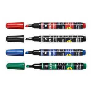 STANGER BestMark M236 Permanentmarker-Set farbsortiert 1,0 - 4,0 mm, 4 St.
