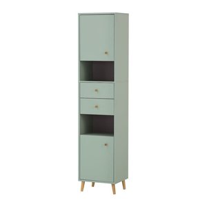 MÖBELPARTNER Badschrank Bjarne 701985 pastellgrün 40,3 x 33,1 x 180,6 cm