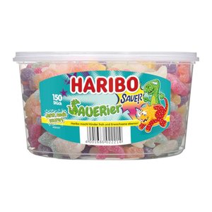 HARIBO SAUERier Fruchtgummi 150 St./1350,0 g, 150 St.