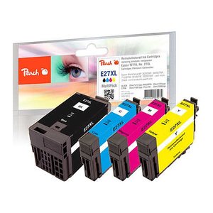 Peach Patrone Epson No.27XL T2715 MultiPack bk,c,m,y remanufactured