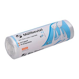 DEISS Müllbeutel UNIVERSAL PLUS® 60,0 l transparent 9 µm, 20 St.