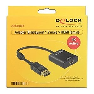 DeLOCK 62607  DisplayPort 1.2/HDMI Adapter, 1 St.