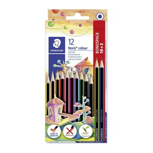 STAEDTLER Noris® colour 185 Buntstifte farbsortiert, 12 St.