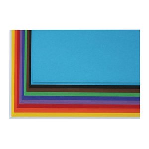folia Tonpapier farbsortiert 130 g/qm 50 Blatt
