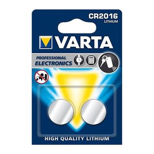 VARTA Knopfzelle CR2016 Lithium 3,0 V, 2 St.