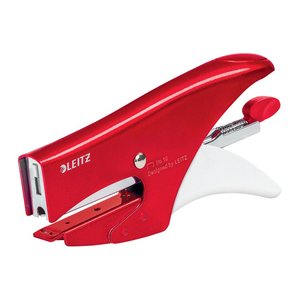 LEITZ Heftzange 5531 WOW rot-metallic, 1 St.