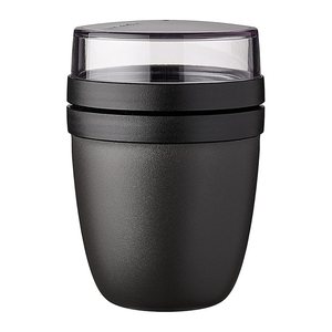 MEPAL Speisebehälter Ellipse nordic black 0,5 + 0,2 l, 1 St.