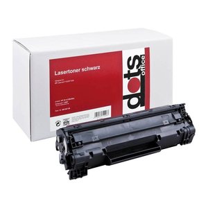 dots  schwarz Toner kompatibel zu HP 35XXL (CB435A)