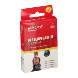 WUNDmed® Blasenpflaster Sport 02-126 transparent, 6 St.