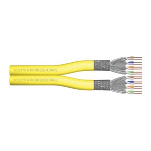 DIGITUS Ethernet Netzwerkkabel DK-1743-A-VH-D-1 100,0 m gelb 1.500 MHz, 1 St.