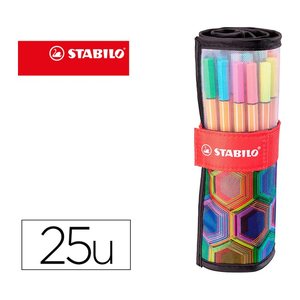 STABILO Point 88 ARTY Edition Fineliner farbsortiert 0,4 mm, 25 St.