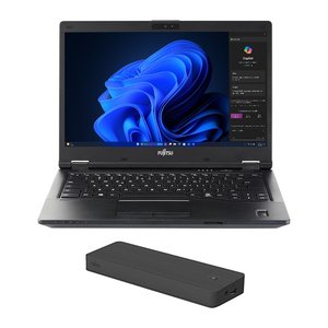Fujitsu Lifebook E548 14" i5-8350U/8GB/256GBSSD/FHD + Dock W11P