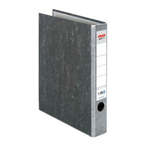 herlitz maX.file nature Ordner grau marmoriert Karton 5,0 cm DIN A4, 1 St.