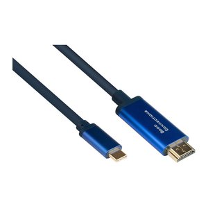 Good Connections Adapterkab SmartFLEX USB-C an HDMI blau 1m