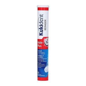 Kukident Aktiv Plus Gebissreiniger-Tabs 33 Stück