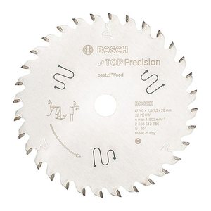BOSCH Best for Wood Kreissägeblatt 165,0 mm, 32 Zähne, 1 St.