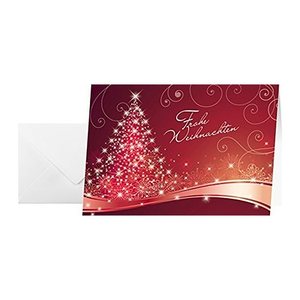 SIGEL Weihnachtskarten Christmas Swing DS019 DIN A6, 25 St.