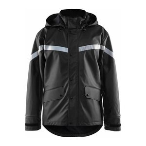 BLAKLÄDER® unisex Regenjacke 4305 schwarz Größe 3XL