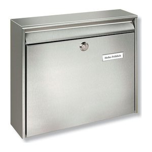 BURG WÄCHTER Briefkasten Borkum 3877 Ni 20200 silber