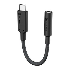 Alogic Adapter USB-C -> Audio 3,5mm schwarz