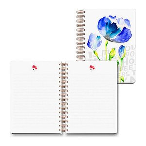 LUMA Notizbuch Blumenfreunde DIN A5 liniert, mehrfarbig Hardcover 100 Seiten, 1 St.