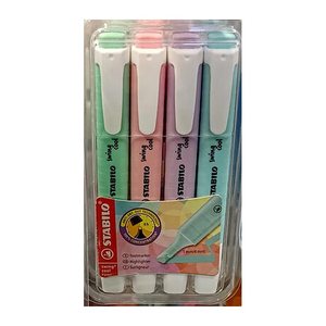 STABILO swing cool Pastel Textmarker farbsortiert, 4 St.