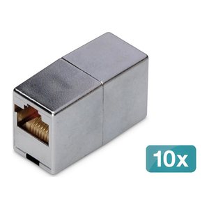DIGITUS Modular Kupplung RJ45 CAT 5e, Klasse D, 10 Stück