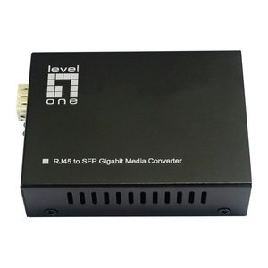 LevelOne Media Konverter RJ45->SFP GE PoE PSE 60W