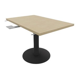 Quadrifoglio Verbindungsplatte Idea+ eiche, grau rechteckig 70,0 x 110,0 x 74,0 cm