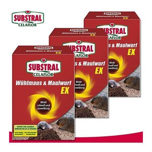 SUBSTRAL® Celaflor® Wühlmaus & Maulwurf EX Ratten- & Mäuseabwehrmittel 150 g, 1 St.