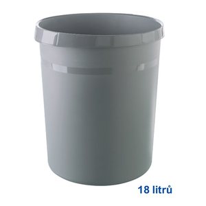 HAN Grip Papierkorb 18,0 l dunkelgrau, 1 St.
