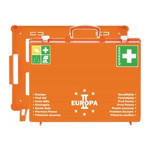 SÖHNGEN Erste-Hilfe-Koffer EUROPA II DIN 13169 + Erweiterung orange