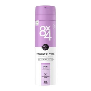 8x4 VIBRANT FLOWER Deo-Spray 150,0 ml