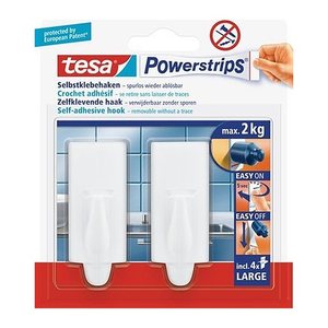 tesa Trend Large Klebehaken für max. 2,0 kg, 2,0 x 5,0 cm, 2 St.