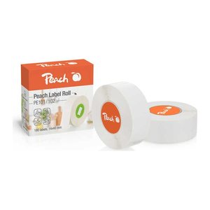 Peach Ersatzrollen für Label Printer PE-110 weiß