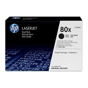 HP 80X (CF280XD) schwarz Tonerkartuschen, 2er-Set