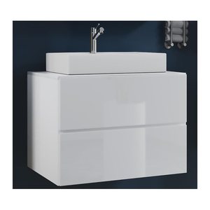 VCM my bath Badmöbel-Set 2-teilig Lendas S 915195 weiß 61,0 x 51,4 x 69,0 cm
