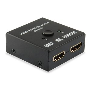 Equip Switch HDMI2.0 1-In/2-Out bidirekt. 4K/60Hz 18Gbps