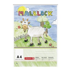 BRUNNEN Malblock DIN A4 70 g/qm, 100 Blatt, 1 St.