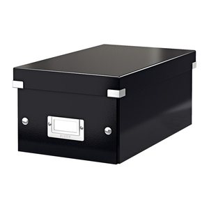 LEITZ CD-/DVD-Box Click & Store schwarz, 1 St.