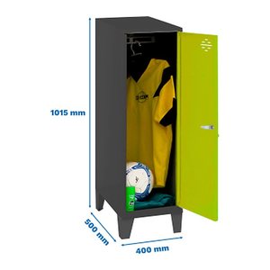 Simonrack Spind SIMONLOCKER DISM anthrazit, grün 8425437121685, 1 Schließfach 40,0 x 50,0 x 101,5 cm