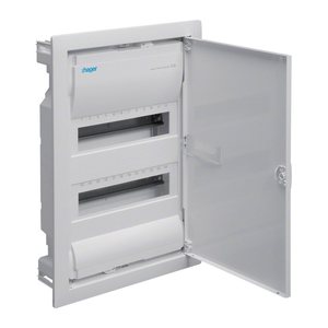 hager Sicherungskasten VU24NC, 24 Module, IP30 für Innenbereich, 1 St.
