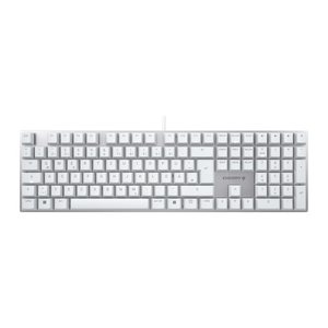 CHERRY KC 200 MX Tastatur kabelgebunden weiß-silber