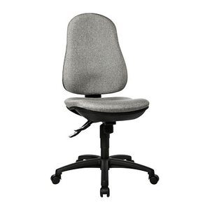 Topstar Bürostuhl Support SY, 8550 G23 Stoff grau, Gestell schwarz