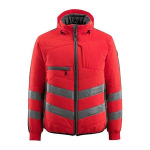 MASCOT® unisex Warnjacke Dartford  rot, anthrazit Größe S