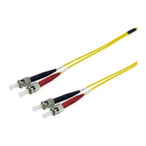 Equip Patchkabel ST->ST 1.00m Singlemode Duplex OS2 gelb Polybeutel