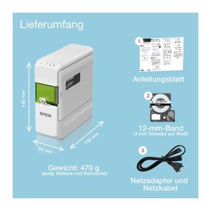 EPSON LW-C410 Beschriftungsgerät weiß