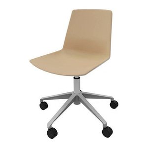 Quadrifoglio Besucherstuhl Clue OCLUEA01 GR B03/181 beige, grau Kunstleder, 1 St.